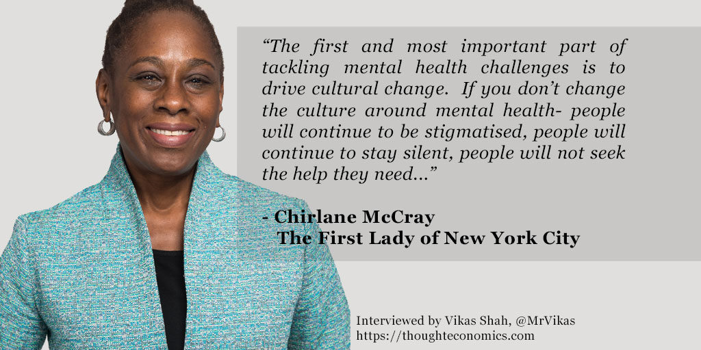On Mental Health & Cities – A Conversation with The First Lady of NYC, Chirlane McCray