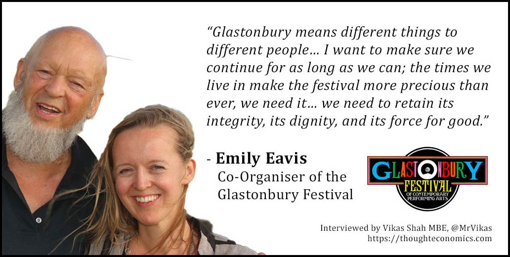 Emily Eavis, Glastonbury