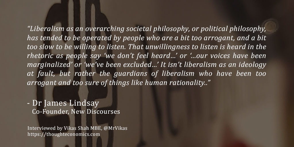 On Critical Theory: A Conversation with Dr. James Lindsay, Co-Founder of New Discourses.