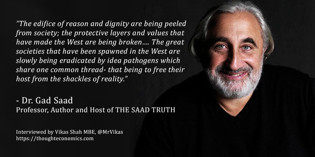 A Conversation with Gad Saad on Parasitic Ideas and the War Against Truth.