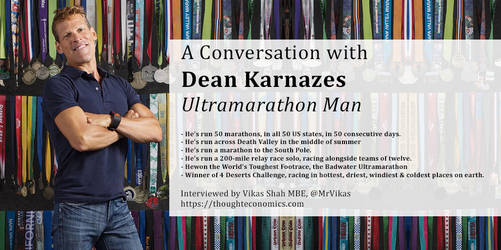 A Conversation with Dean Karnazes “Ultramarathon Man” – One of the World’s Most Accomplished Endurance Athletes.